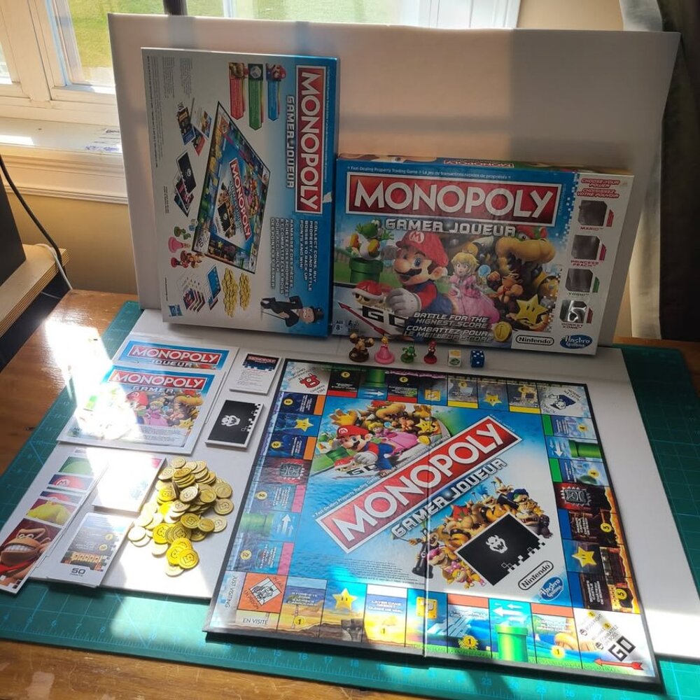 Monopoly Gamer Nintendo Mario Bros Battle Edition Board